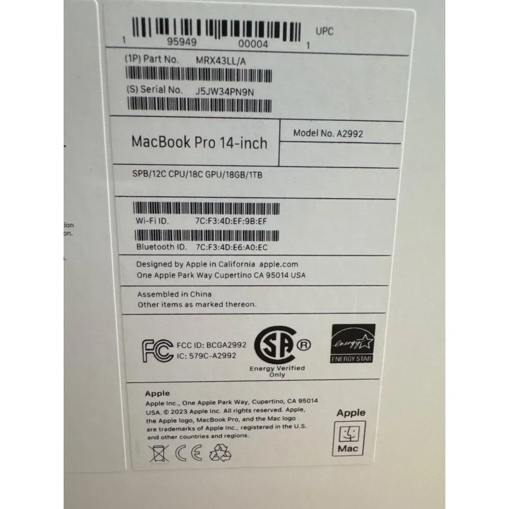 Apple Macbook Pro 14